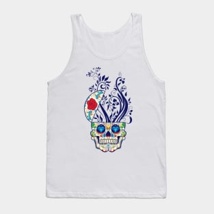 Mind Blown Sugar Skull Tank Top